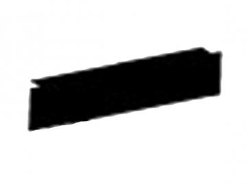 Sockelblende schwarz HSZ50